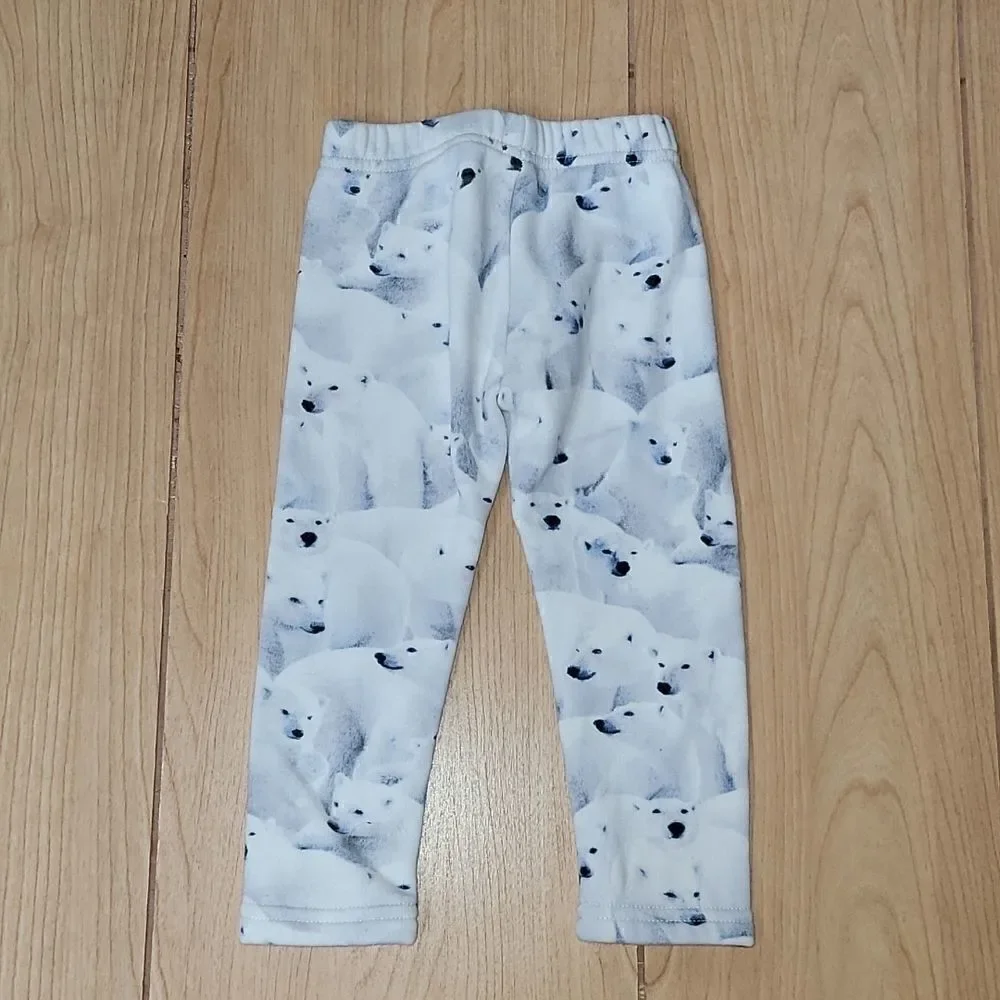 CARTER'S 2-PIECE PINK AND WHITE POLAR BEAR OUTFIT, Size 2T